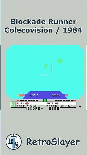 Blockade Runner Gameplay Colecovision