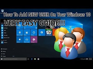 How To Add NEW USER Or Add A Family Member In Windows 10 - EASY GUIDE