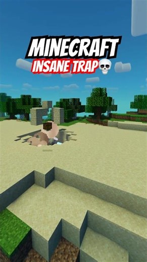 Minecraft Insane Trap!💀 #minecraft #shorts