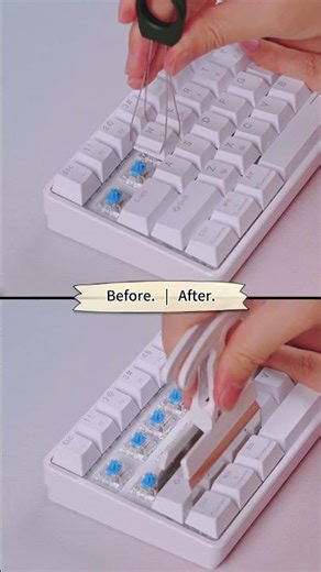 Keyboard enthusiasts no longer have to pull out their keycaps one by one.#keyboard#keycaps #keycaps