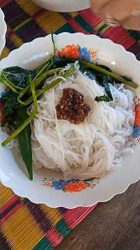 របៀបធ្វើនំ​បញ្ចុកទឹកប្រហុក​ #cambodia #shortvideo