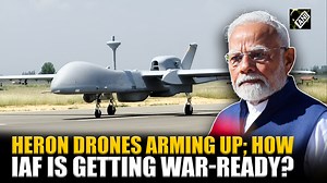India boosts UAV power with advanced Heron drones & Spike missiles, IAF gets war ready #uav #Indiaairforce #drones #Indianarmy | Asian News International (ANI)