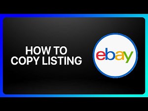How To Copy Ebay Listing Tutorial