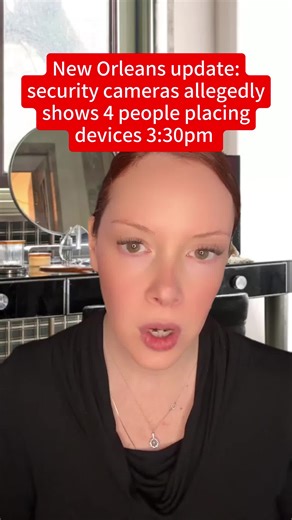 UPDATE 5:30 pm eastern people in video cleared by police - New Orleans update 3:30pm security cameras allegedly show 4 people placing devices on Bourbon Street prior to attack. #breakingnews #news #neworleans