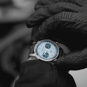 7.2K views · 748 reactions | Cool as ice. Introducing the Top Time Triumph chronograph with its spectacular ice-blue dial. It’s Breitling's new collaboration with Triumph Motorcycles. See it in action with Triumph’s just-launched Speed Twin Breitling Limited Edition motorcycle. #breitling #squandonamission #toptime #Officialtriumph #1960 #ForTheRide #motorcycle #swissmade #luxury #watches | Breitling | Facebook