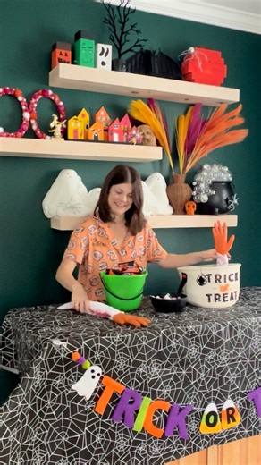 Want to make your trick-or-treat table the highlight of the neighborhood? 🕸️ These low-effort Halloween finds add instant fun — think reusable light-up bags, spooky tablecloths, and the pumpkin bubble machine (my kid-friendly fog machine alternative 👏). Shop everything here → https://amzlink.to/az0uICZVI3l #HalloweenDecor #TrickorTreatTable #HalloweenIdeas #CelebratingWithKids #CelebrateWithMorgan | Crafts, Decor and Family Fun with Morgan McBride