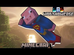 I HAVE SUPER POWERS!! | MINECRAFT MOD SHOWCASE