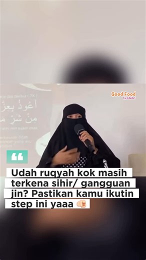 Good FOOD By Indadari on Instagram: "Gangguan jin dan sihir itu nyata. Meskipun tidak terlihat secara kasat mata, tapi rasa sakitnya benar-benar bisa dirasakan. Ada yang bangun tidur dengan bekas sayatan, memar, bahkan luka fisik yang tidak pernah ia buat sendiri. Ada yang tiba-tiba sesak, gelisah tanpa sebab, tubuh berat seperti diikat, atau mendengar, melihat/ menemukan hal-hal mistis yang membuatnya takut. Dan pertanyaannya sering muncul: “Aku udah ruqyah, tapi kok masih gitu aja?” Teman-tema