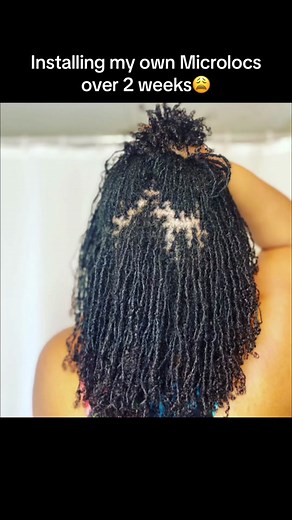 #microlocs #sisterlocks #diylocs #locstylesforwomen #locsjourney | interlocking micro locs