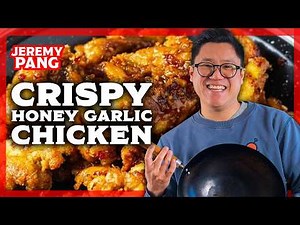 The BEST Crispy Honey Garlic Chicken You'll Ever Make | School of Wok