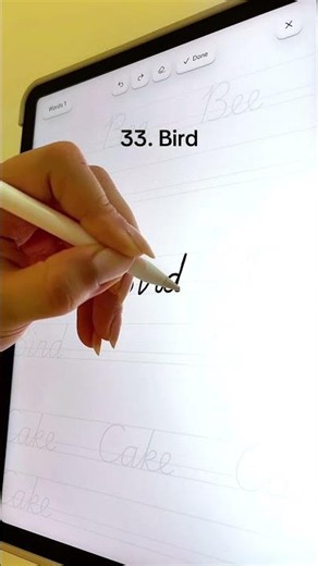 100 words to instantly improve your cursive handwriting: part 7