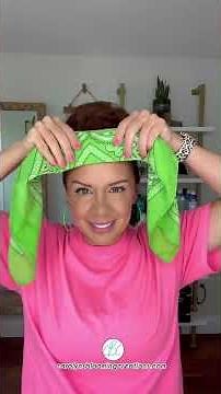 How to Turn a Bandana Into a Headband