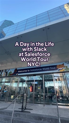 2.6K views · 17 reactions | #SalesforceTour NYC may be over, but your chance to learn how to power your workspace with Slack is a never ending opportunity. Until we meet again, stay warm, and keep pushing the boundaries of collaboration forward. | Slack | Facebook