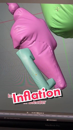 Inflation, but in a good way #3dartist