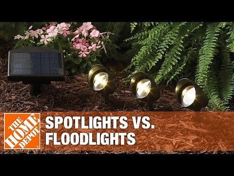 Outdoor Lighting: Spotlights vs. Floodlights for Your Yard | The Home Depot