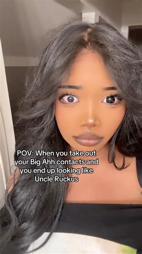 EYEVOS Colored Contact Lense | When you take out your Big Ahh contracts…✨👀 @your_mom_mayaa Contacts: Sullen doll eye 17mm #eyevos #contactlenses #gyaru #alt... | Instagram