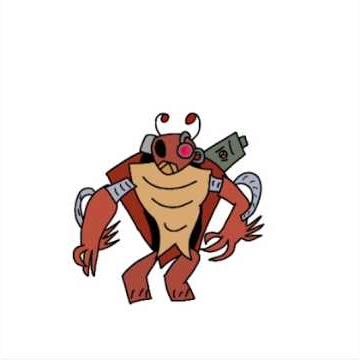 speedpaint The terminator cockroach (TMNT 2012)