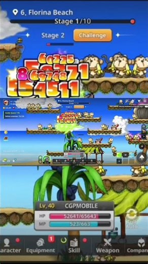 MapleStory : Idle RPG | Lvl 40 #cgpmobile #shorts #games #MapleStory