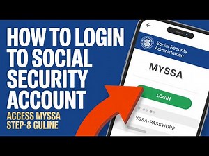 How to Login to Social Security Account – Access MySSA Online