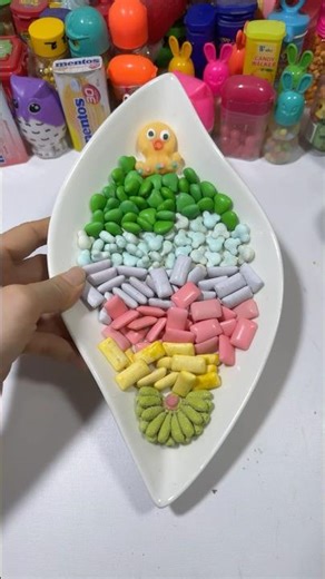 Color cute chocolate gummy ball ❤️