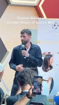 Thomas Müller in German House of Soccer, NYC 06/17/2026 #dfb #football #worldcup #ucl #bayernmunich