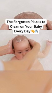 The Forgotten Places to Clean on Your Baby Every Day 🧽🚿 It’s not just about the visible mess—these tiny hidden spots can collect sweat, milk, drool, and lint (yes, lint!): 👂 Behind the ears – milk sweat hide here 🦶 Between the toes – moisture build-up can cause peeling 🖐 Inside the baby’s fists – lint milk get trapped when they grip 👃 Under the neck folds – smells sour? That’s milk residue 💨 Under the diaper line creases – prone to rashes if not cleaned 👁 Behind the knees underarms – bac
