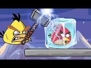 Rescue Angry Birds - FREEZE RED ANGRY BIRDS NEED RAIN WATER!!