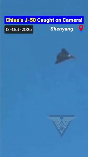 China’s J-50 Stealth Jet Takes Flight Over Shenyang!