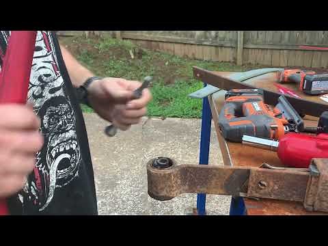 Remove leaf spring bushings the easy way!