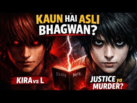 Kya Kira Sach Mein Bhagwan Tha? | Light vs L | Death Note Explained in Hindi | Dark with Madhu