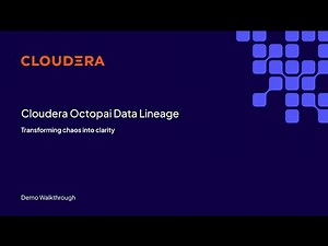Cloudera Octopai Overview: Intelligent Automated Data Lineage