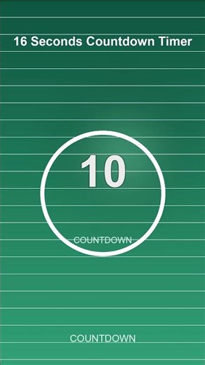 16 Second Timer | Quick Countdown