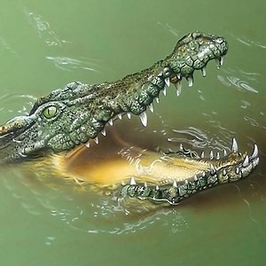 35K views · 2.2K reactions | Drawing a Crocodile... Don't Try This at Home  | Marcello Barenghi - Illustrator | Facebook