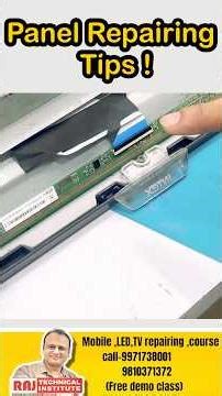 Led tv display problem solution | led tv panel repair | led tv repairing course #shortvideo #viral
