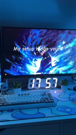 #techtok #setup #blue #pc #fy