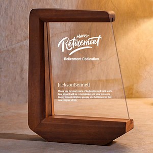 Custom Retirement Plaque for Men Award Trophy Personalized Retirement Gift Boss Appreciation Recognition Gift Office Decor - Etsy