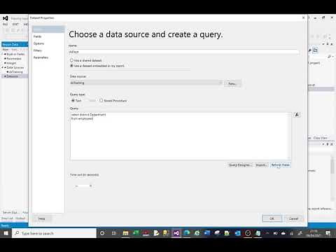 MS SSRS tutorial on Shared datasets and datasources