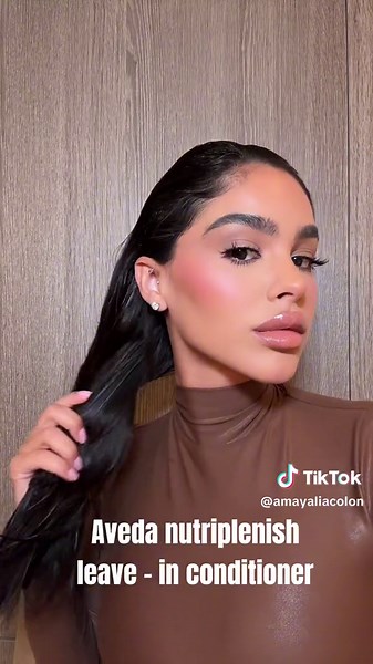 Get Holiday Ready With Me: Silck bun @Aveda #AvedaPartner #AvedaHoliday #Aveda Products Used: nutriplenish leave - in conditioner botanical repair bond building styling creme control force firm hold hairspray