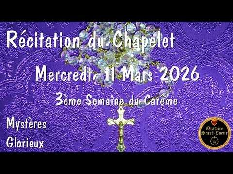 Let us pray the Rosary together: Wednesday, March 11 - 3rd Week of Lent