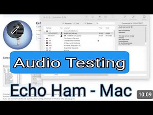 Echoham - Echolink on Mac PC - Audio Tests/Links & Live Test