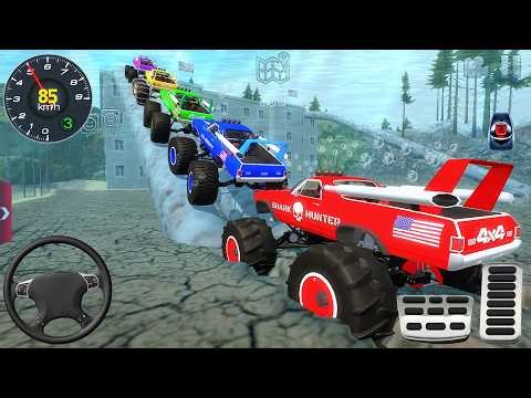 Mega Ramp Monster Truck Stunt Racing Simulator 3D - Impossible Offroad Car Driver - Android GamePlay