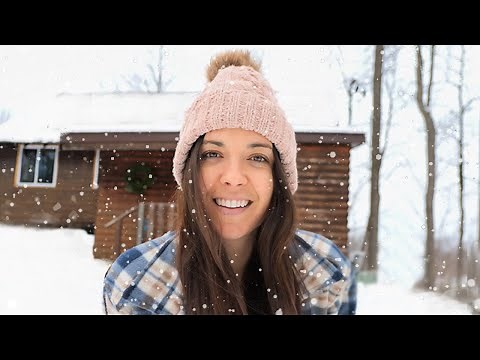 WINTER DAY IN THE LIFE Living at Cabin in the Woods