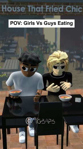 Agbaps on Instagram: "POV: Girls Vs Guys Eating #reels #gbaps"