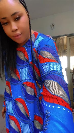 Expressive Dance in Vibrant Blue Dress