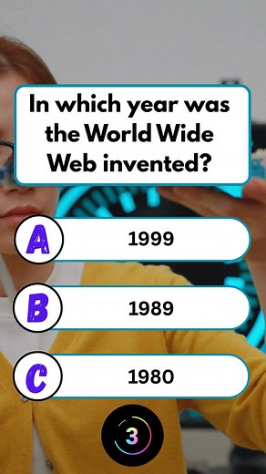 155K views · 6.9K reactions | In which year was the World Wide Web invented? #brainteaser #quiz #quizzes #fun | Brain bash quiz | Facebook