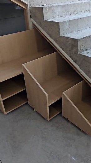 Building stairs with hidden pull-out shoe storage 👞✨ | Daily Inspiration 8