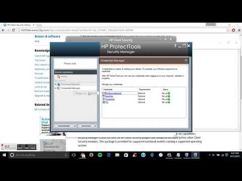 How To Make Biometrics/Fingerprint Reader Work on Hp Elitebook Windows 10 32/64 bit SOLVED!