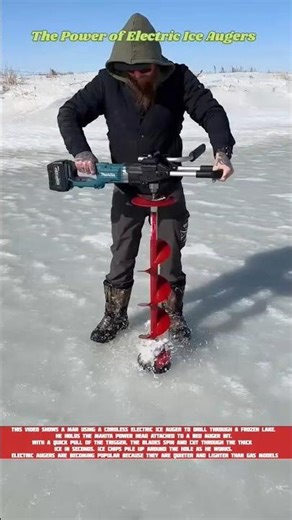 The Power of Electric Ice Augers