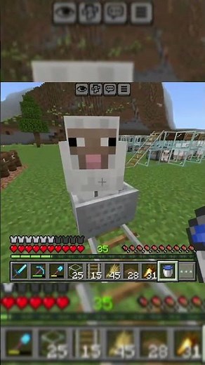 how to build Sheep form in Minecraft #minecraft#gameplay