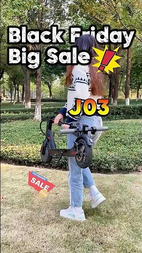 J03 Electric Scooter: Lightweight, Easy to Fold | $50 OFF Black Friday Deal! 🚴‍♂️🎁
